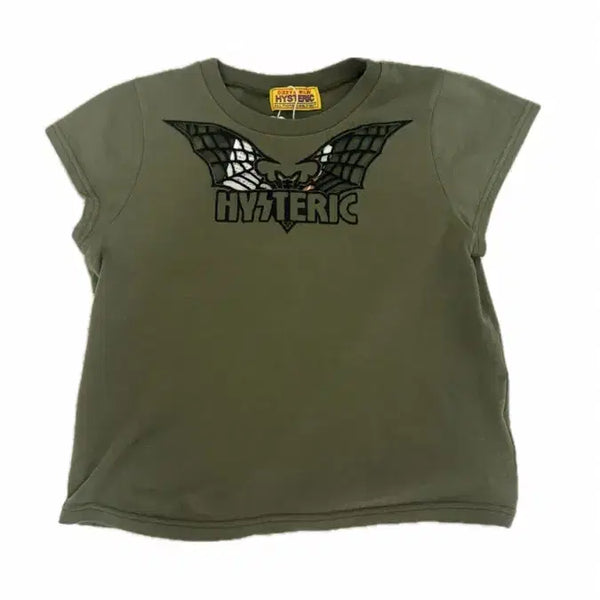 [BUNJANG] Hysteric Glamour Bat Graphic T-Shirt / 히스테릭 글래머 반팔 박쥐티