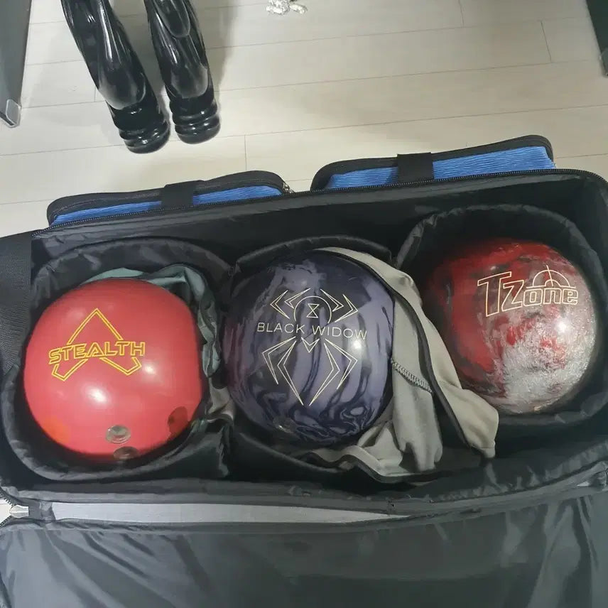 [BUNJANG] Hammer Stealth & Widow T-Zone Bowling Ball 3-Ball Set / 스텔스 블랙위도우 T존 볼링공 3개 세트