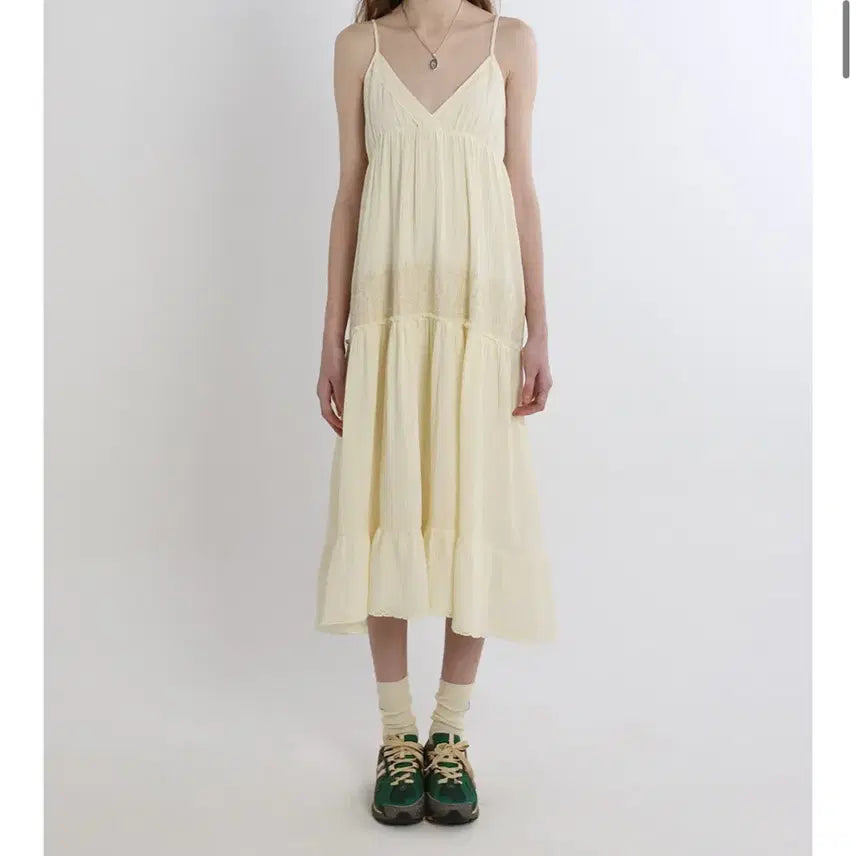 [BUNJANG] Green Butter Beaded Dress / 그린버터 비즈 드레스 원피스