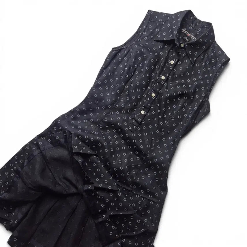 [BUNJANG] Polo Jeans Company Linen Sleeveless Mini Dress / [3일간 20%할인] [XS] 폴로 진스 컴퍼니 린넨 민소매원피스