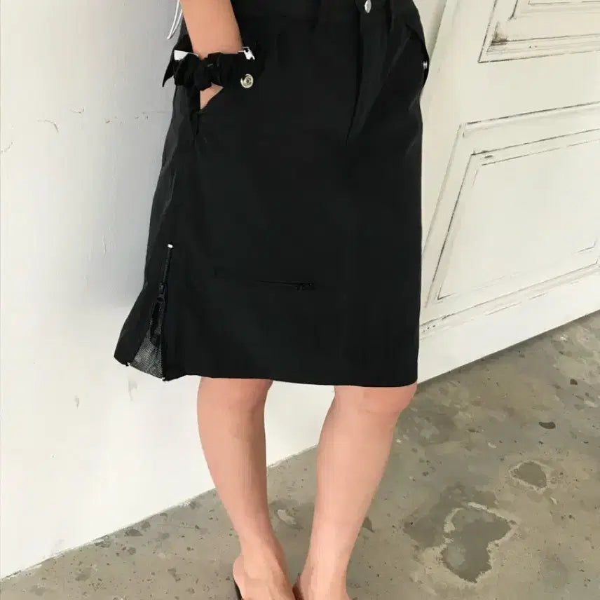 [BUNJANG] Wia Luna Skirt Black Small / 위아 루나스커트 블랙 스몰