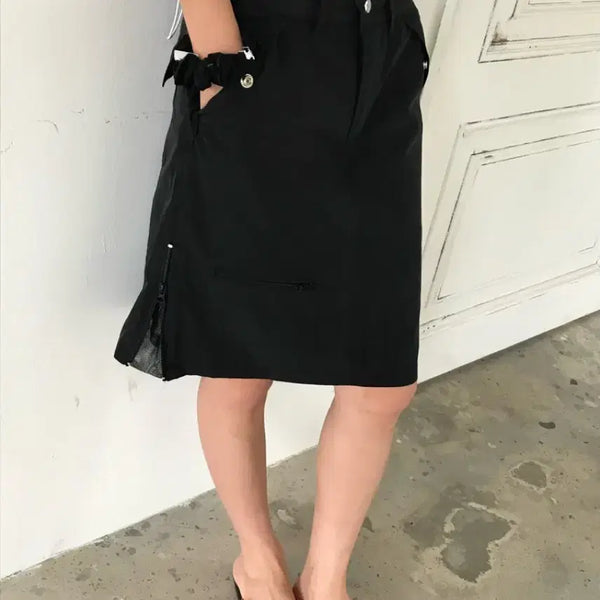 [BUNJANG] Wia Luna Skirt Black Small / 위아 루나스커트 블랙 스몰