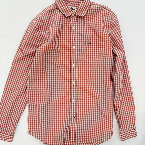 [BUNJANG] Lacoste Vintage Check Classic Shirt / 라코스테 vtg 체크 클래식 셔츠