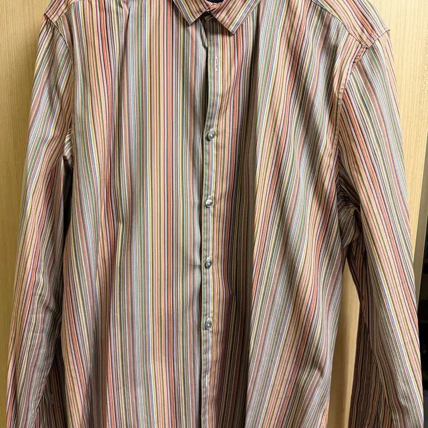 [BUNJANG] Paul Smith Striped Floral Print Shirt / 폴스미스셔츠 L