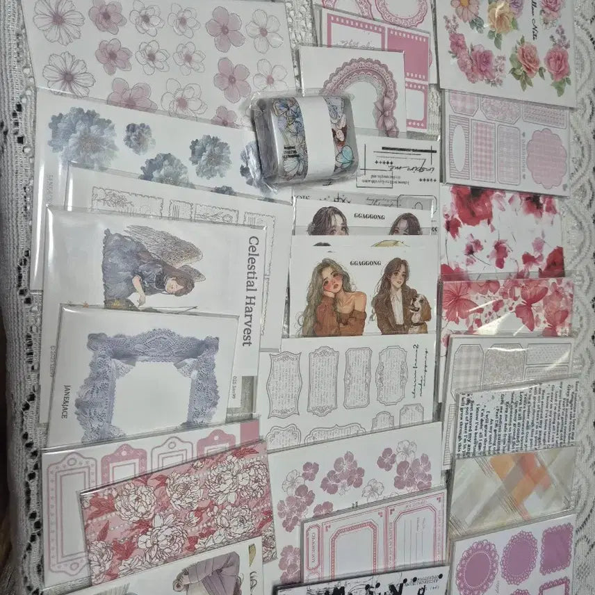 [BUNJANG] Aesthetic Deco Bundle Stationery Set / 감성다꾸템 일괄