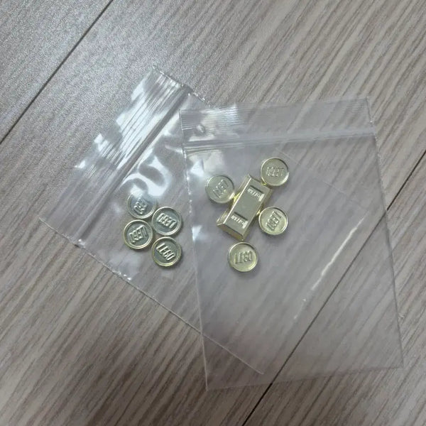 [BUNJANG] LEGO Old Chrome Gold Coins Bricks / 레고 올드레고 크롬 금화 금괴 동전