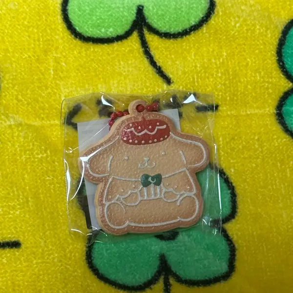[BUNJANG] Sanrio Pompompurin Holiday Pop-up Keychain / 산리오 홀리데이 팝업 폼폼푸린 키링