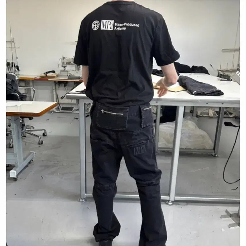 [BUNJANG] Plastic Product MPa Bag Pants (Black) / MPa BAG PANTS (BLACK) 플라스틱프로덕트