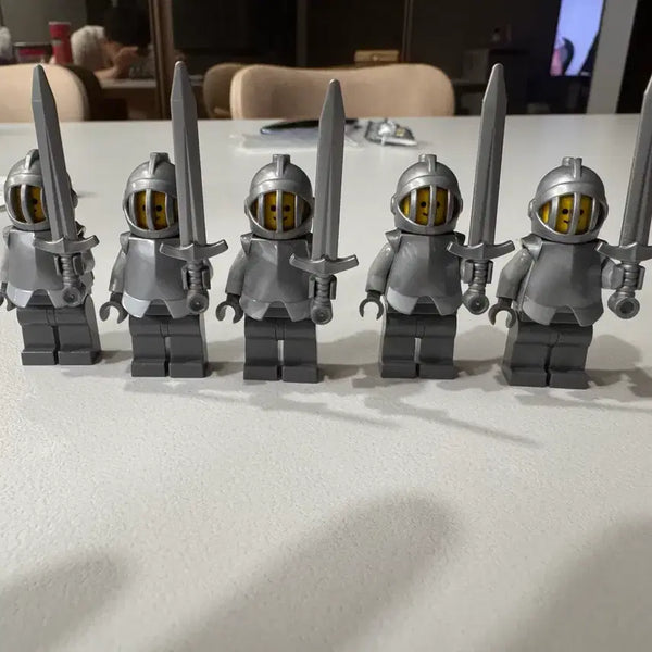 [BUNJANG] Lego Castle Knight Figures 5-Piece Set / 레고캐슬기사 피규어 5개 세트