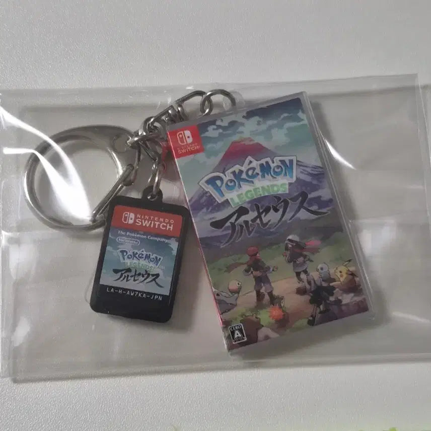 [BUNJANG] Pokemon 30th Anniversary Cartridge Keychain Gacha Real-Set Legend Arceus / 포켓몬스터 30주년 카트리지 키링 가챠 레알세 레전드 아르세우스