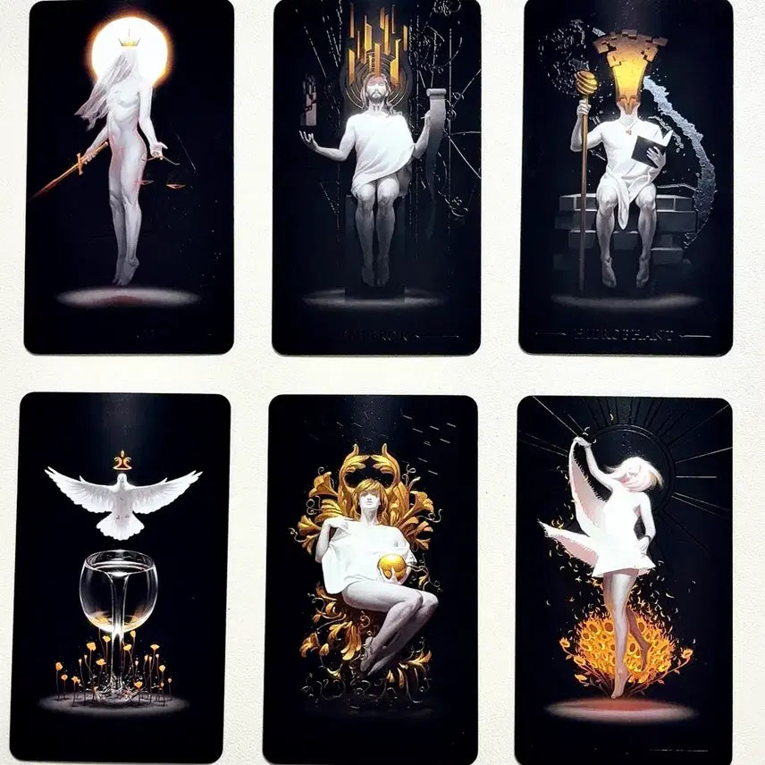 [BUNJANG] True Black Tarot Deck (B-Grade Edition) / [정품] 타로계의 샤넬| 트루 블랙 타로 카드 True Black Tarot