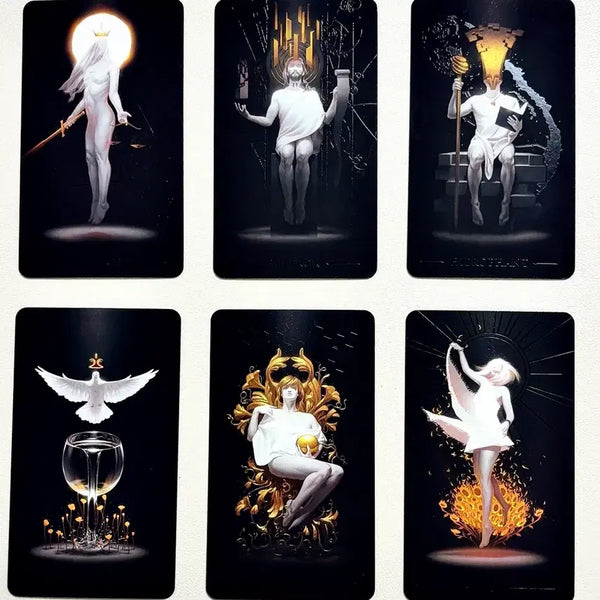 [BUNJANG] True Black Tarot Deck (B-Grade Edition) / [정품] 타로계의 샤넬| 트루 블랙 타로 카드 True Black Tarot