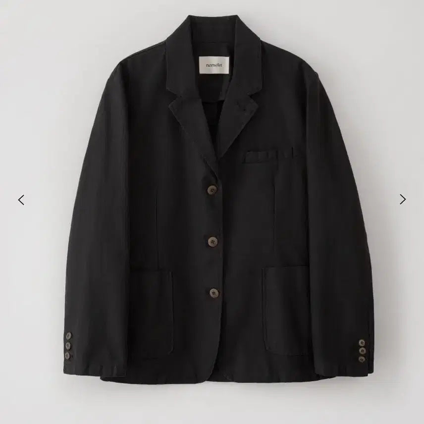[BUNJANG] Nomelet Sienna Garments Washed Cotton Jacket Size 1 Black / 노멜렛 시에나 가먼츠 워시드 코튼 자켓 사이즈1 블랙