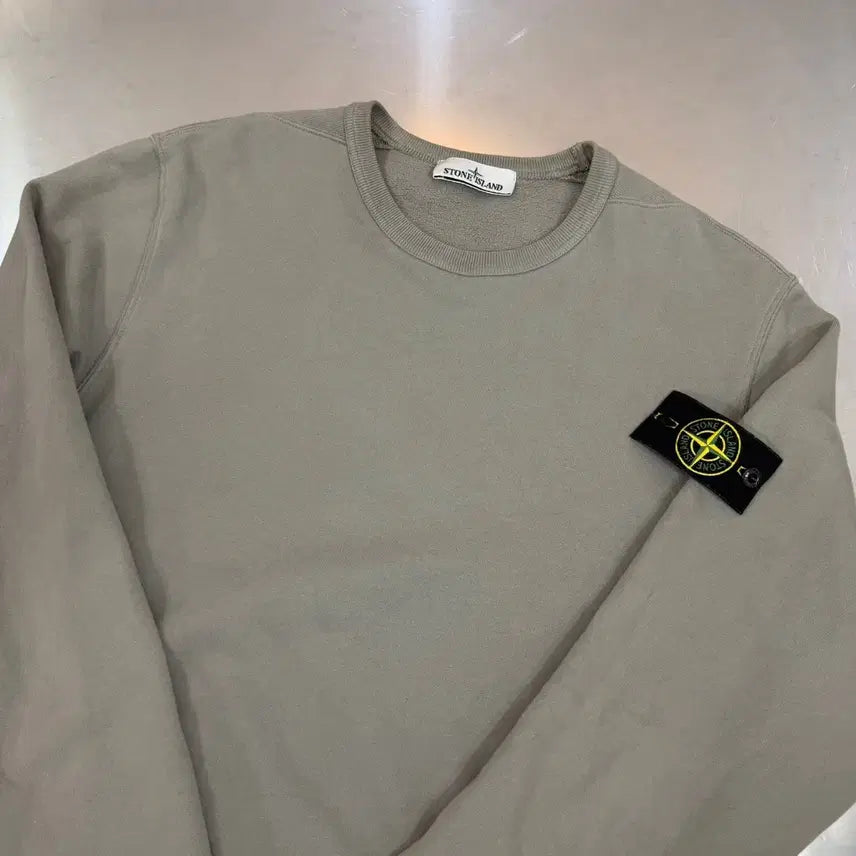 [BUNJANG] Stone Island Grey Sweatshirt L / [L] [100-105] 스톤아일랜드 stone island 회색 맨투맨