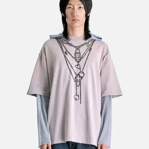 [BUNJANG] Acne Studios Layered T-Shirt / 아크네  스튜디오 레이어드 티
