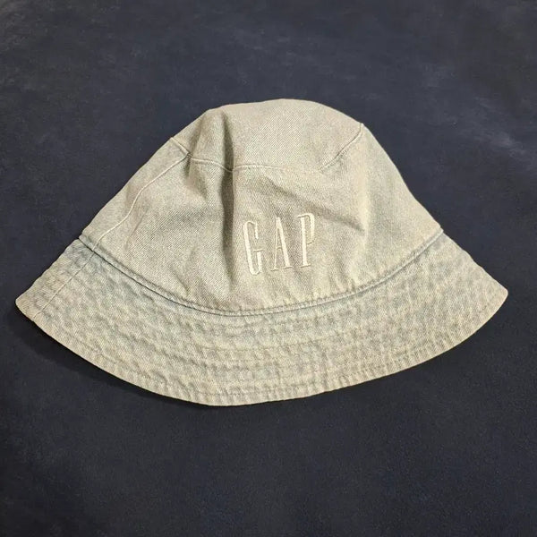 [BUNJANG] Gap Logo Denim Bucket Hat / 갭 로고 데님 벙거지 모자