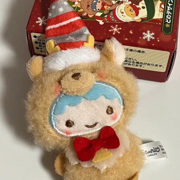 [BUNJANG] Sanrio 2024 Christmas Mascot Little Twin Stars Kiki Plush Keychain Badge / 산리오 2024크리스마스 마스코트 리틀트윈스타 키키 인형 키링 뱃지 배지 양도