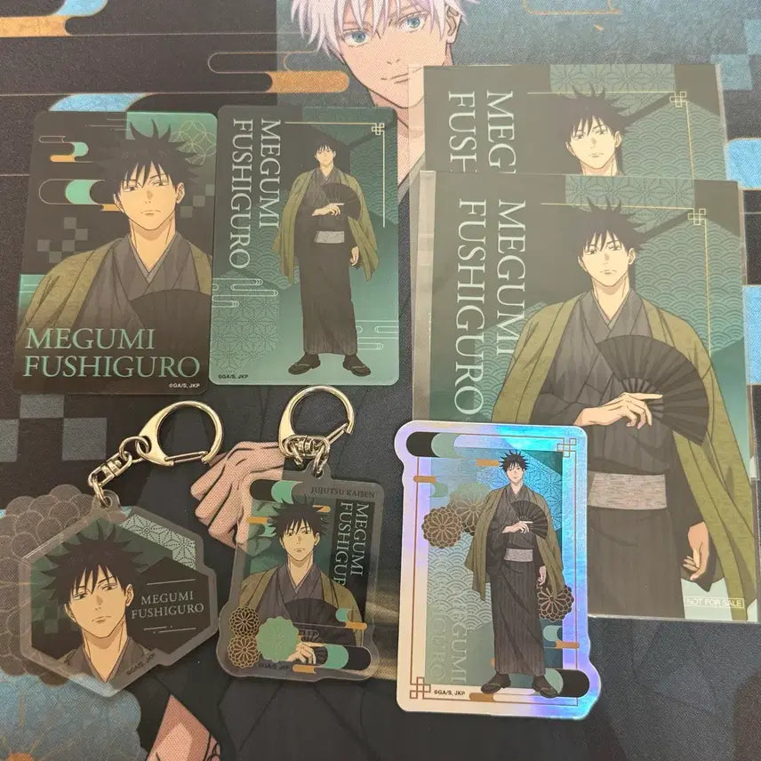 [BUNJANG] Jujutsu Kaisen Fushiguro Megumi Tsutaya Collaboration Set / 주술회전 츠타야 콜라보 후시구로 메구미 세트 판매해요
