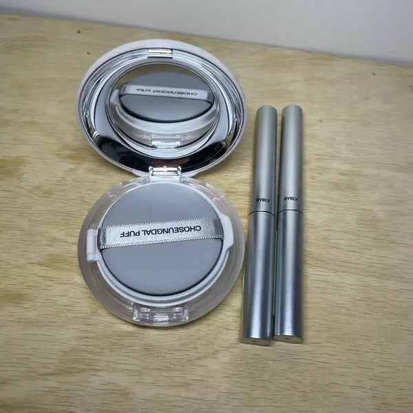 [BUNJANG] B.BLEY Cushion & Mascara Set / 바이블리 화장품 일괄 달쿠션 01 아이보리 3.3 마스카라 ,