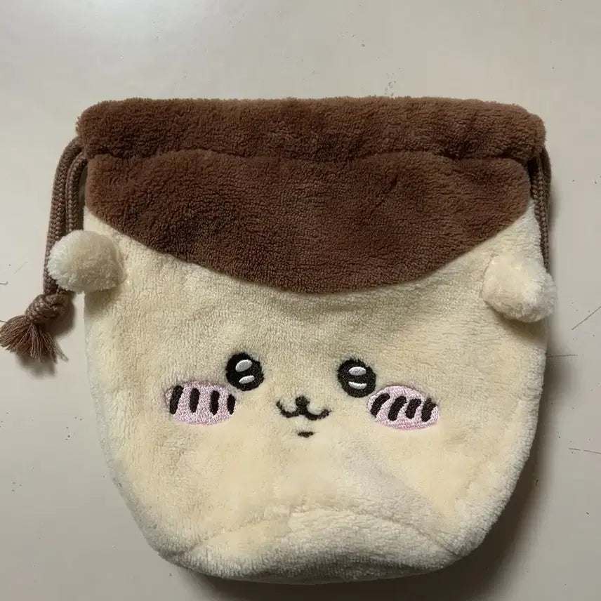 [BUNJANG] Kurimanju Drawstring Pouch / 쿠리만쥬 복조리 파우치