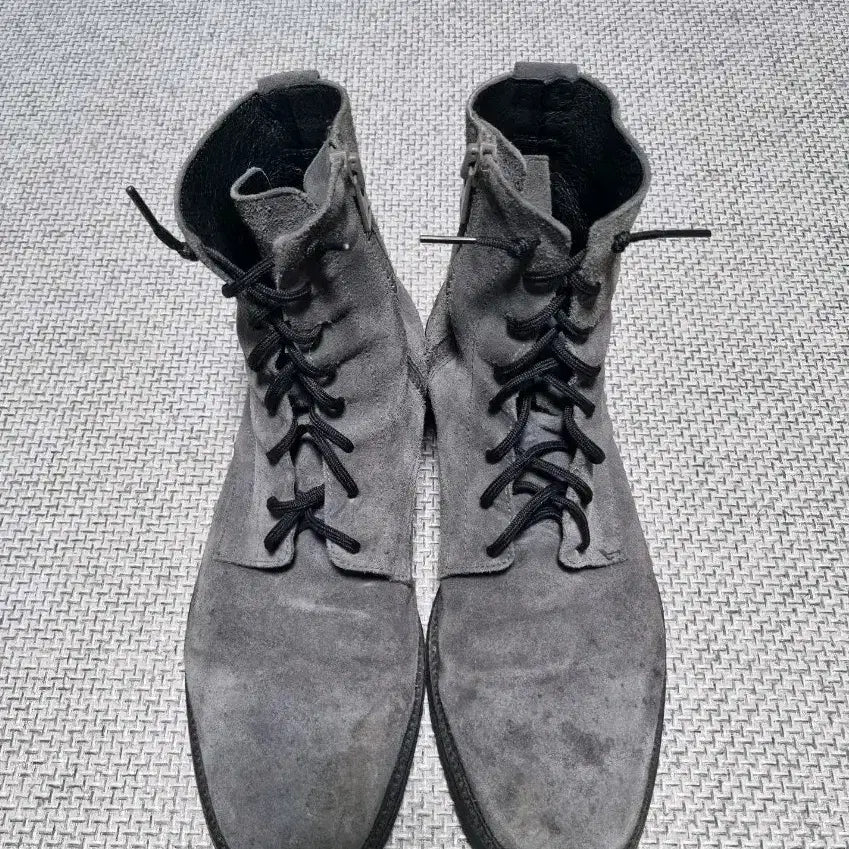 [BUNJANG] All Saints Suede Combat Boots / 올세인츠컴뱃부츠