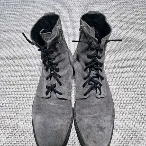 [BUNJANG] All Saints Suede Combat Boots / 올세인츠컴뱃부츠