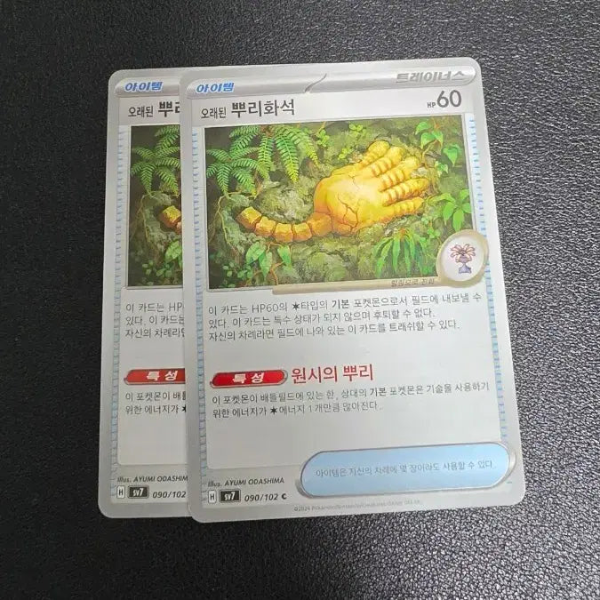 [BUNJANG] Pokemon Card Fossil / 포켓몬 카드 오래된 뿌리화석