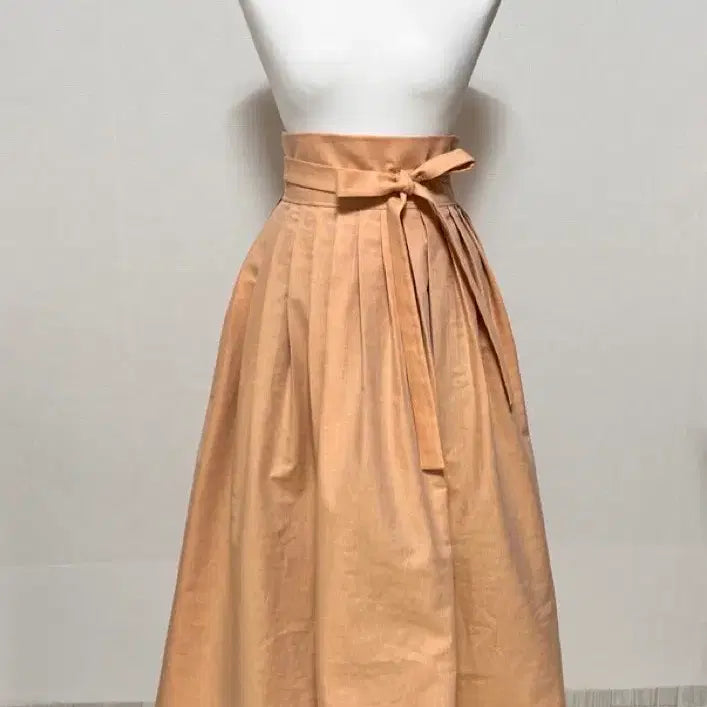 [BUNJANG] Mandarin Orange Handmade Hanbok Skirt / 감귤 생활한복