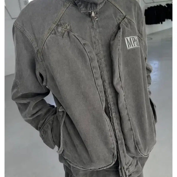 [BUNJANG] Plastic Product MPa 3D Mods Jacket (Asphalt) / 플라스틱프로덕트 MPa 3D MODS JACKET (ASPHALT)