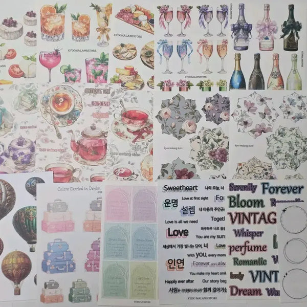 [BUNJANG] Kkyumallang Sticker Pack Ins 20 Sheets / [뀨말랑] 다꾸 스티커 인스 20장 (장당150원)