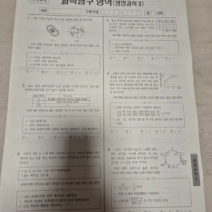 [BUNJANG] 2026 SIH High School Biology II Survival Mock Exam Vol. 2 / 2026 시대인재 생명과학2 서바이벌 2회