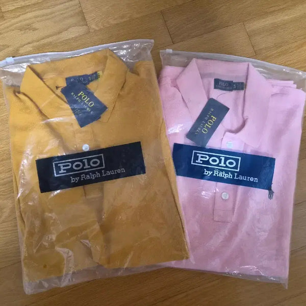 [BUNJANG] Polo Ralph Lauren Men's T-shirt (XL) - Set of 2 / (2개일괄)폴로 랄프로렌 카라티 새상품 XL 2개 일괄