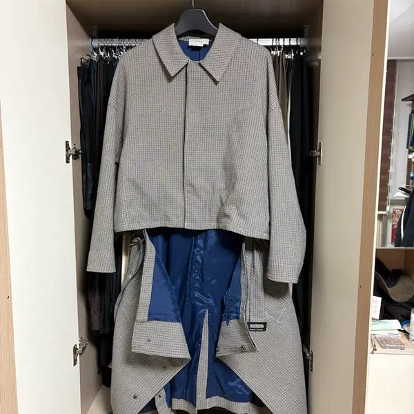 [BUNJANG] Yoke 3-Way Convertible Coat/Blouson Jacket / yoke 3 way 코트