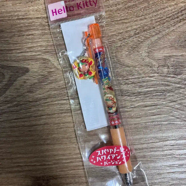 [BUNJANG] Sanrio Hello Kitty Tanning Kitty Hawaiian Kitty Ballpoint Pen / 처분) 고전 키티 태닝키티 헬로키티 하와이안 키티 볼펜