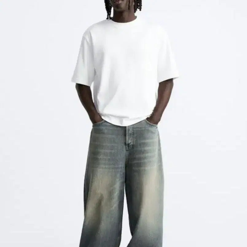 [BUNJANG] Zara Overdyed Baggy Jeans Size 31 / 자라 오버다이드 배기진 31