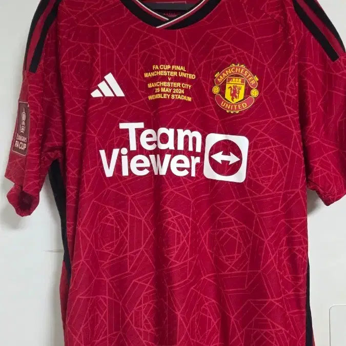 [BUNJANG] Manchester United 23-24 Home Authentic Garnacho FA Cup Winner Jersey / 23-24 맨유 홈 어센틱 FA컵 우승 가르나초 마킹