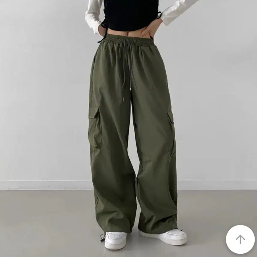 [BUNJANG] Khaki Cargo Pants / 카키 카고팬츠