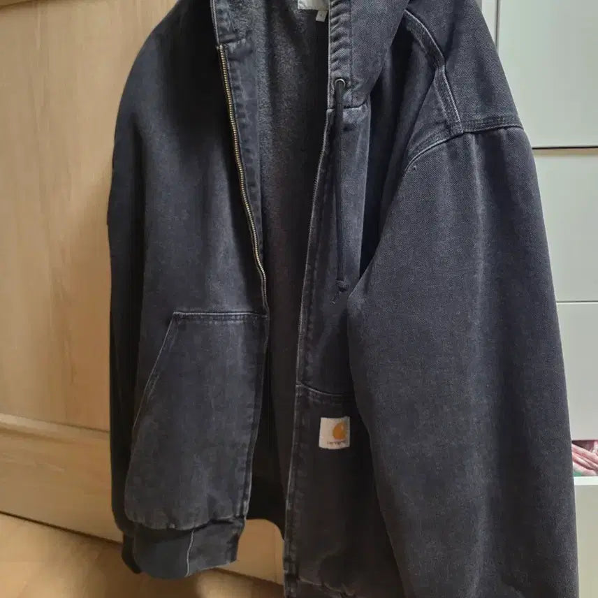 [BUNJANG] Carhartt Maitland Denim OG Hooded Zip-up Hoodie L / 칼하트 메이틀랜드 데님 OG 후드집업 L