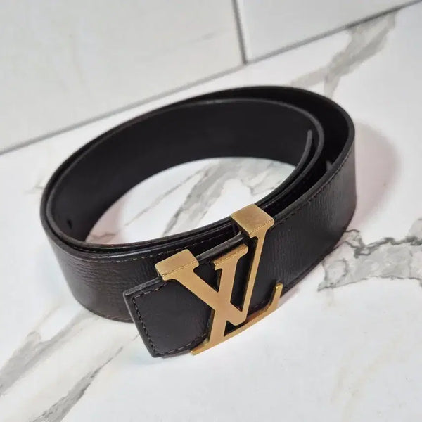 [BUNJANG] Louis Vuitton Utah Leather LV Belt / (정품) 루이비통 유타 레더 LV 벨트 허리띠