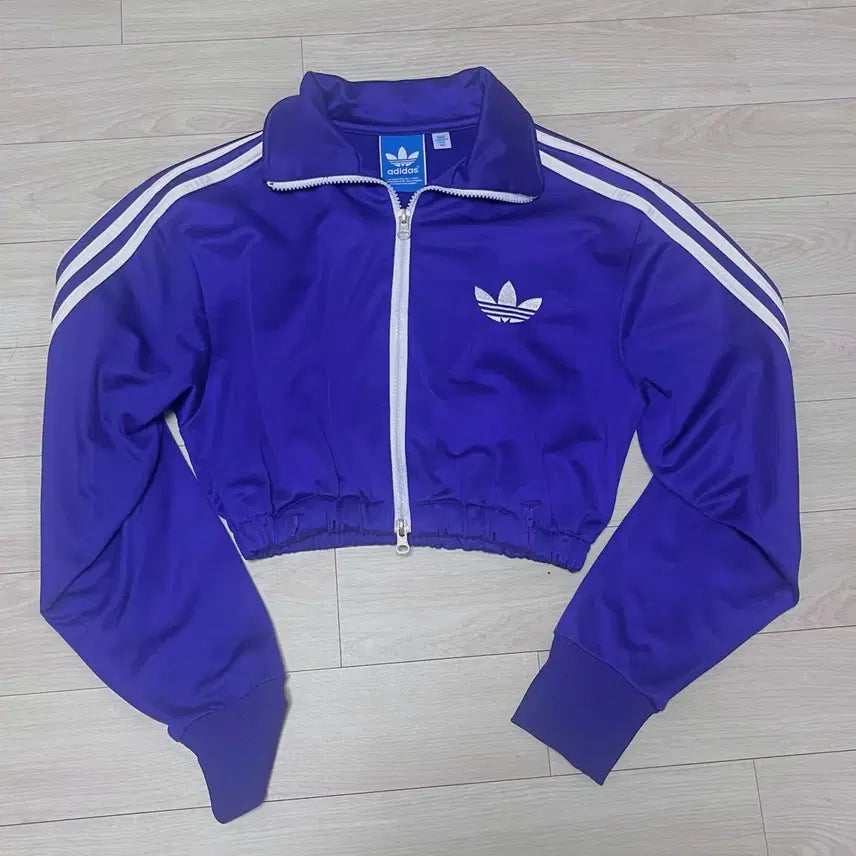[BUNJANG] Adidas Crop Jersey Purple / 아디다스 크롭 퍼플 져지