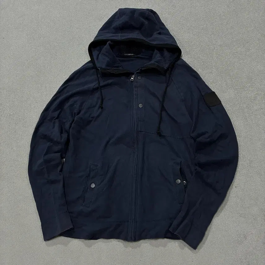 [BUNJANG] CP Company Zip-Up Hoodie Navy / CP컴퍼니 집업 후드 네이비