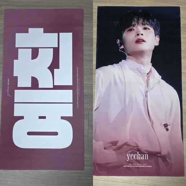 [BUNJANG] Lucy Shin Yechan Slogan Banner / 루시 신예찬 슬로건