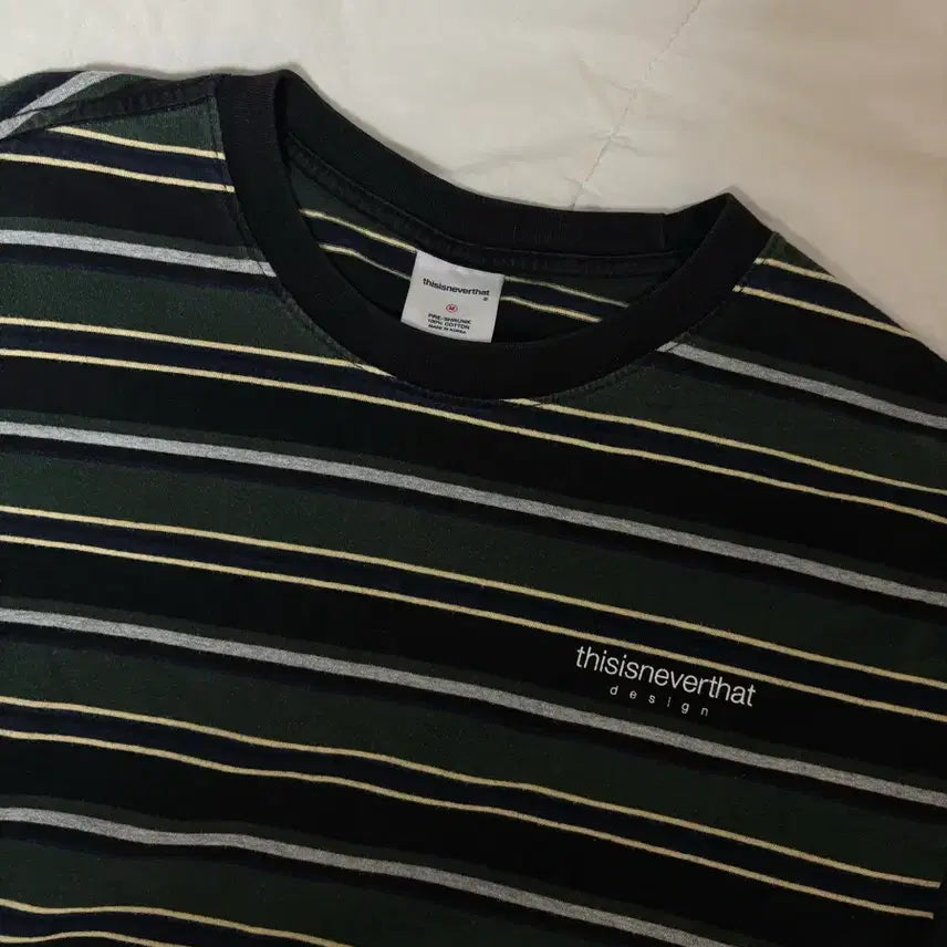 [BUNJANG] Thisisneverthat Striped Long Sleeve Shirt / 디스이즈네버댓 스트라이프 롱슬리브