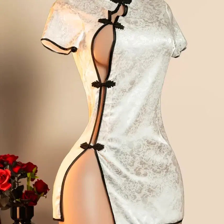 [BUNJANG] White Qipao Dress (Qipao Cosplay Outfit) / 화이트 치파오 원피스 (치파오 코스프레옷)