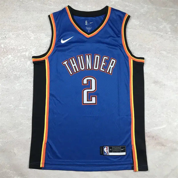 [BUNJANG] NBA Oklahoma City Thunder Shai Gilgeous-Alexander Hotfix Basketball Jersey Blue / NBA 썬더2번 알렉산더 핫픽스 블루 농구복