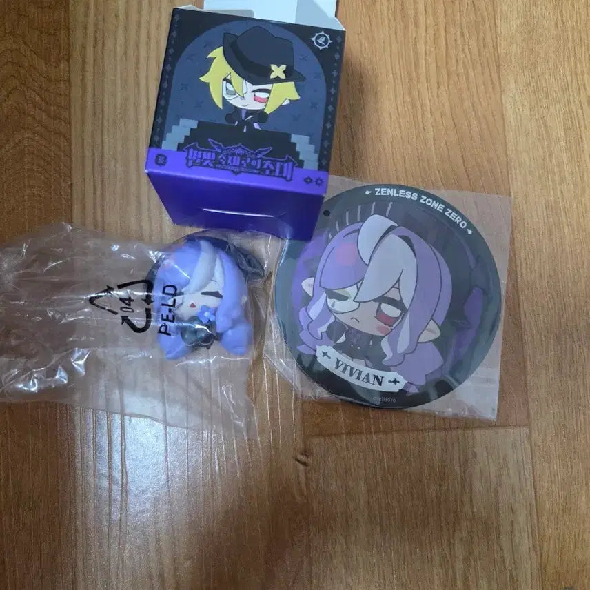 [BUNJANG] Zenless Zone Zero (ZZZ) Vivian Figure & Coaster Set / 젠레스 존 제로(젠존제) 더벤티 비비안 피규어, 코스터 세트