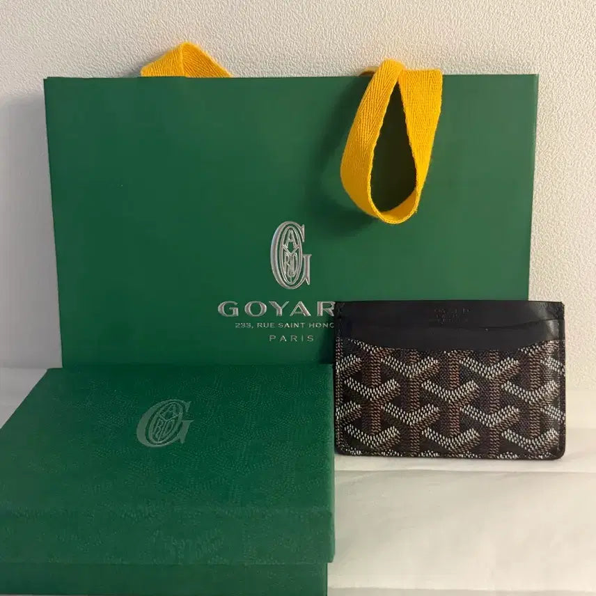 [BUNJANG] Goyard Pattern Card Wallet / 고야드 카드지갑