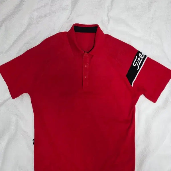 [BUNJANG] Titleist Tourfit Short Sleeve Knit (Size 105) / 타이틀리스트 투어핏 반팔 니트