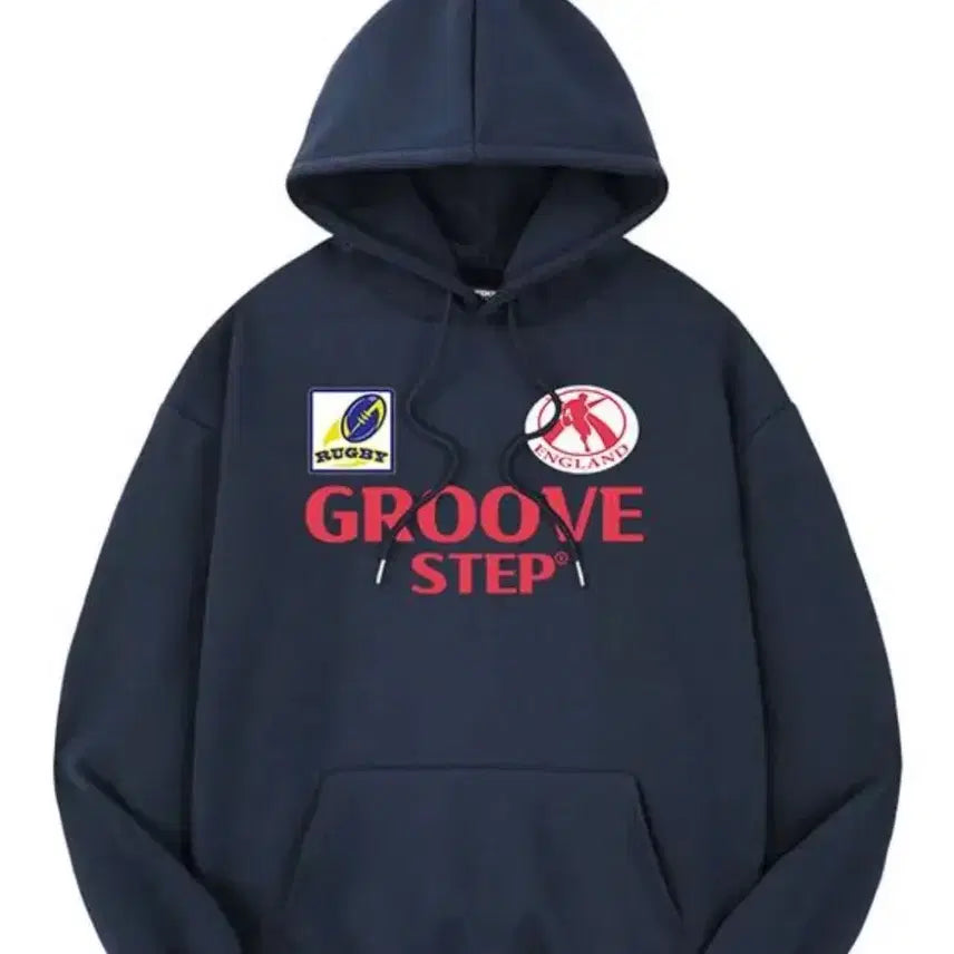 [BUNJANG] Groovestep Hoodie - Navy, Size M / 그루브스텝 후드티