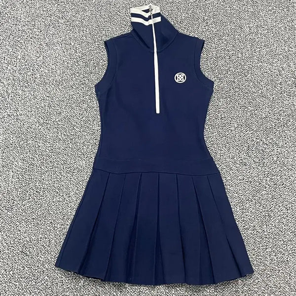 [BUNJANG] G/FORE Women's New Golf Dress Navy / >정품 지포어 여성 신형 골프 원피스 네이비 색상